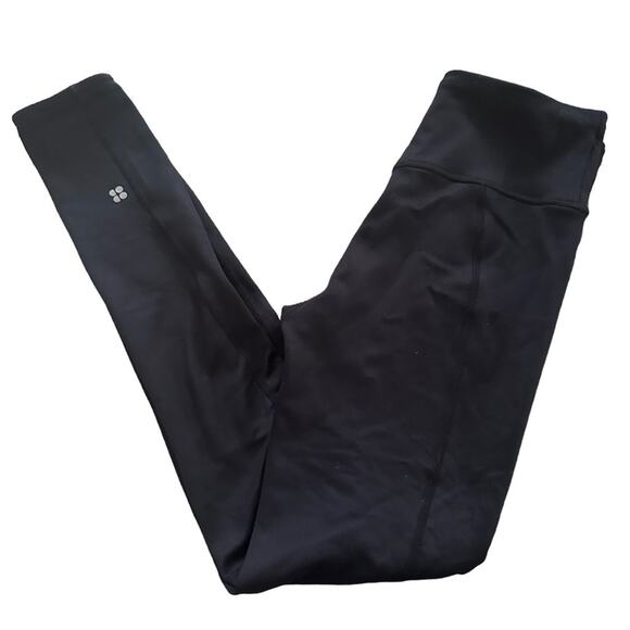 Sweaty Betty Geo Floral and Black Reversible Leggings - Picture 2 of 6